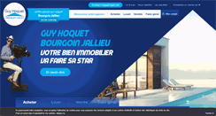 Desktop Screenshot of guyhoquet-immobilier-bourgoin-jallieu.com